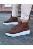 Wagoon WG032 Taba Bağcıklı Sneakers  Yarım Bilek Bot thumbnail 1