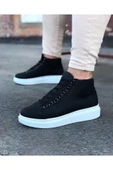 Wagoon WG032 Siyah Bağcıklı Sneakers  Yarım Bilek Bot thumbnail 1