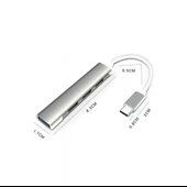 TYPE-C TO USB HUB 4 PORT ÇOKLAYICI MACBOOK İLE UYUMLU ÇOĞALTICI thumbnail 1