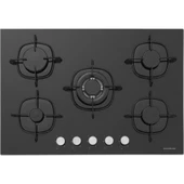 Silverline BO6502B02 - CS5365B01 - 3457 Soho 60 Siyah Cam Ankastre Set thumbnail 3