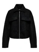 ONLY Kadın Siyah Boucle Ceket 15354329 thumbnail 1