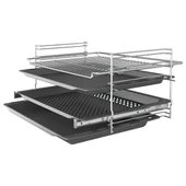 Profilo FRMA356G 66 Lt 12 Programlı Platin Gri Ankastre Fırın thumbnail 5