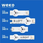 Panasonic TX-48Cx350b 48'' İnç 12 Adet Tv Led Bar ( Tvnizin içindeki led barla aynısı olduğunu görmeden almayınız. Led bar ürünlerinde paket açıldığında iade kabul edilmemektedir. ) thumbnail 3