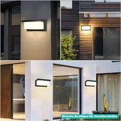 Elektrikle Çalışır, 30 Watt 3200 Kelvin İç ve Dış Mekan Aplik, Bahçe, Kapı Girişi, Balkon Armatürü thumbnail 2