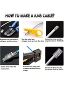 Yeni Nesil Ez RJ45 Konnektör Plug Cat6 Delikli Açık Uçlu Jack EZRJ45 (100 Adet) thumbnail 1