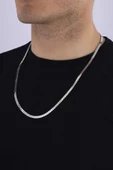 Gümüş Pazarım Gurmet Model Aralıksız Erkek Çelik Zincir thumbnail 4