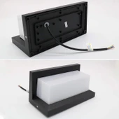 Elektrikle Çalışır, 30 Watt 3200 Kelvin İç ve Dış Mekan Aplik, Bahçe, Kapı Girişi, Balkon Armatürü thumbnail 4