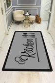 Kitchen Desenli Dijital Baskı Kaymaz Taban Mutfak Halısı H0061 RENKLİ 180 X 280 thumbnail 2