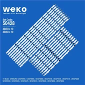 Samsung UA55F6800 55'' İnç 20 Adet Tv Led Bar ( Tvnizin içindeki led barla aynısı olduğunu görmeden almayınız. Led bar ürünlerinde paket açıldığında iade kabul edilmemektedir. ) thumbnail 1