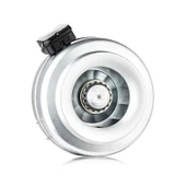 Kanal Tipi Radyal Fanlar Aspiratör Havalandırma Fanı Kirli Hava Tahliye Metal Vantilatör thumbnail 3