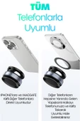2li MagnetPRO 360° Ayarlanabilir Araç İçi Masa Üstü Vakumlu Mıknatıslı Magsafe Telefon Tutucu Siyah thumbnail 6