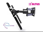 Altus Al43 Fhd 6523 Full Hd Android Uyumlu Lcd Led TV Çift Kollu Hareketli Duvar Askı Aparatı thumbnail 1