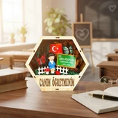 Altıgen Saksı Teraryum - Öğretmenler Günü Hediyesi thumbnail 2