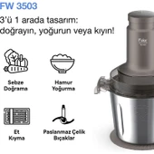 Fakir FW3503 3'ü 1 Arada Doğrayıcı thumbnail 2