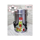 Yonca Çay Otomatı 80 Bardak Paslanmaz Çelik Gri Renk Sıcak Tutma Özelliğiyle thumbnail 2