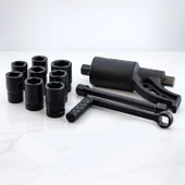 Mekanik Tork Artırıcı Lokma Seti 1'' 4800 Nm Yüksek Güç Ağır Hizmet Profesyonel Takım Seti thumbnail 3