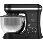 Fakir MixyChef 950W Stand Mikser ve Hamur Yoğurma Makinesi – 1,5 L Çelik Kase, 6 Hız Ayarı, Siyah, CE Belgeli thumbnail 1