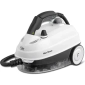 Fakir Max Steam Buharlı Temizleyici 1500 W Beyaz Renk Cam Yüzeyler İçin Aksesuarlarla thumbnail 1