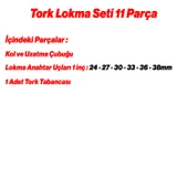 Mekanik Tork Artırıcı Lokma Seti 1'' 4800 Nm Yüksek Güç Ağır Hizmet Profesyonel Takım Seti thumbnail 2