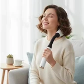 BUFFER® 4 Farklı Başlıklı Uzun Saplı Derin Doku Masaj Tabancası, Boyun, Omuz ve Sırt için Ergonomik Saplı Çoklu Masaj Mo thumbnail 4