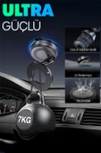 2li MagnetPRO 360° Ayarlanabilir Araç İçi Masa Üstü Vakumlu Mıknatıslı Magsafe Telefon Tutucu Siyah thumbnail 7