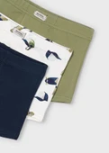 Mayoral Erkek Çocuk Üçlü Boxer Set Yeşil thumbnail 3