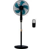 Raks Sf 18 Curve Özel Tasarım Gövde Ayaklı Vantilatör Siyah thumbnail 1