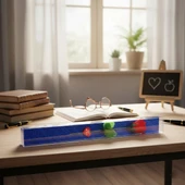 Şeffaf Simli Kutulu Gül - Öğretmenler Günü Hediyesi thumbnail 4