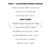 Urla Solar 600W POLİKRİSTAL PAKET SİSTEM (PAKET 1) thumbnail 2