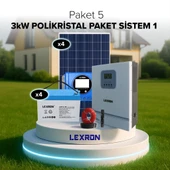 Urla Solar 3kW POLİKRİSTAL PAKET SİSTEM 1 (PAKET 5) thumbnail 1