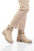 Ayakmod Bej Cilt Fermuarlı Kaymaz Bot 325126 Z thumbnail 1