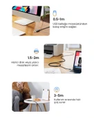 UGREEN USB 3.0 Uzatma Kablosu 2 Metre, Siyah, 10373 thumbnail 8