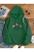 KOZİA OUTDOORS malkoçbey beautıful 3 kelebek baskılı kapüşonlu sweatşhirt thumbnail 5