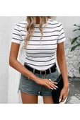 blackbonds çizgili t-shirt blackbonds thumbnail 2