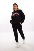 blackbonds Kadin Brooklyn Baskılı Oversize Sweatshirt thumbnail 2