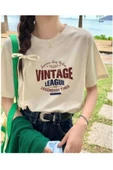 KOZİA OUTDOORS Vintage Baskılı Oversize Basic Unisex Tişört Günlük Rahat Tasarım thumbnail 3