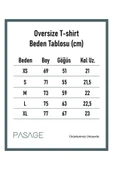 Pasage Oversize Düz Beyaz Tshirt thumbnail 5