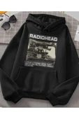 KOZİA OUTDOORS malkoçbey radiohead baskılı oversize unisex sweşhirt thumbnail 2