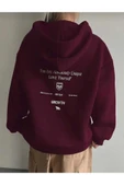 KOZİA OUTDOORS malkoçbey  your self sırt Baskılı  Kapüşonlu Sweatshirt thumbnail 3