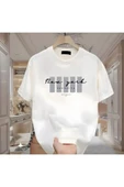 BİKOMBİNE New York X Baskılı Beyaz Tshirt thumbnail 7