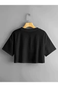 arıkoğlu kumaşçılık Brooklyn 1898 New York Baskılı Crop Oversize Penye T-shirt Tişört thumbnail 2