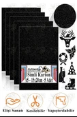 Simli Karton A5 15x20 cm 5 li 1 Paket Simli Fon Kartonu Parıltılı Kağıt Anasınıfı Kreş Etkinlik Proje Dekoratif thumbnail 9