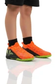Playup Turuncu Siyah Bilekten Çoraplı Erkek Çocuk Halı Saha Ayakkabısı FH-252-153 F thumbnail 1