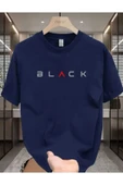 KOZİA OUTDOORS MALOÇBEY modern black baskılı oversize unisex basic o yaka t-şhirt thumbnail 7