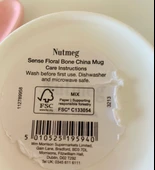 İrlanda Porseleni Nutmeg Bone China Kemik Porselen Sarı Papatya Çiçek Desenli Kupa/Mug thumbnail 7