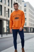 KOZİA OUTDOORS o yaka baskılı oversize unisex sweatşhirt thumbnail 11