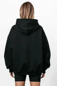 blackbonds Gezegen Baskılı Oversize Kapüşonlu Sweatshirt thumbnail 3