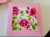 The Leonardo Collection Lesser & Pavey Jennifer Rose Özel Tasarımı Rose Garden Serisi Shabby Chic Çiçek/Pembe Gül Desenli Bardak/Kupa Altlığı thumbnail 3