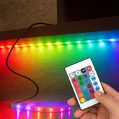 RGB Şerit 30 LED Kumandalı USB Bağlantılı thumbnail 1