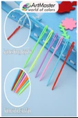 Plastik Yün İğnesi Renkli 40 Adet 9 cm Dikiş İğnesi Plastik İğne İplik İğnesi Dokuma İğnesi Örgü Dikme Dikiş thumbnail 5